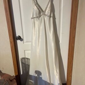 Elegant White Prom Dress